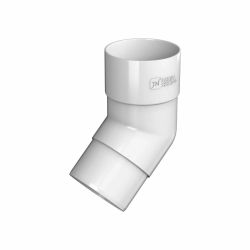 Колено трубы D80мм/135*  Технониколь Оптима белый