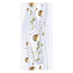 Панель ПВХ термоперевод 2700х250х8мм 518 Сфера и цветы