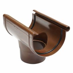 Воронка желоба D125мм  NORDSIDE коричневый