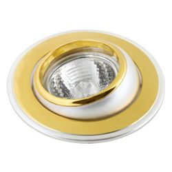 Светильник точечный MR16  COMTECH Corona (золото/никель) 