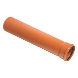 Труба с раструбом 160 L3,0м наруж. ст.4,0мм НПВХ  ППК