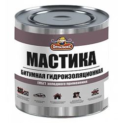Мастика битумная гидроизоляционная   1,8кг  ОПТИЛЮКС