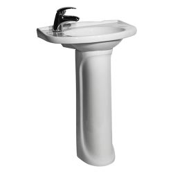 Умывальник с пьедесталом белый ОРФЕЙ 50 с отв. 500х370х745  ТД КЕРАМИКА