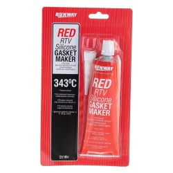 Герметик высокотемпературный красный  85 г.  RW