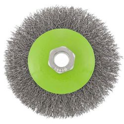 Щетка коническая для УШМ 125мм (пров. 0,3мм)  СИБРТЕХ