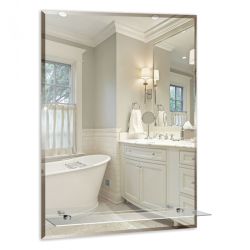 Зеркало  495 х 685мм 1 полочка МОДЕРН ЛЮКС  MIXLINE