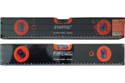 Уровень алюмин. магнитный  40см (3 глазка) фрезерованный STARTUL PROFI