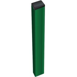 Столб с полимер покрытием 1,5м  RAL 6005