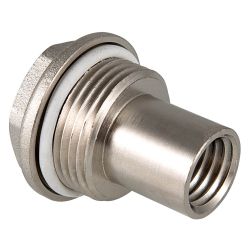 Удлинитель потока правый  1" х 1/2" с прокладкой  VALTEC