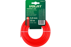 Леска для триммера 3,0мм, 15м (квадрат)  ВОЛАТ