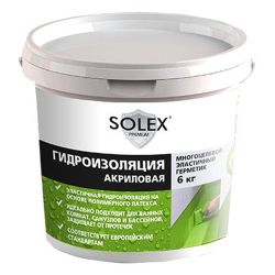 Гидроизоляция   1,0кг акриловая  СОЛЕКС