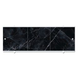 Экран под ванну 1,7 м  с алюм. рамой Графитовый Премиум А  МЕТАКАМ