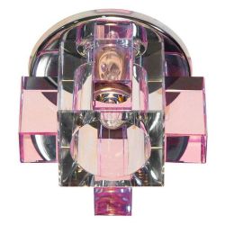 Светильник встраиваемый  G9 розовый  FERON