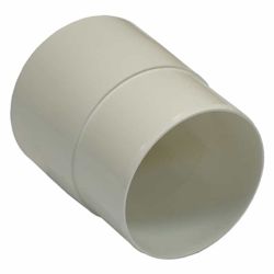Муфта соединительная для трубы D100мм  NORDSIDE белый
