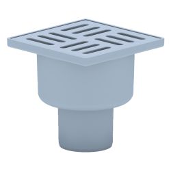 Трап   50 прямой пласт. 100х100мм гидрозатвор  АНИПЛАСТ