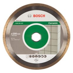 Круг отрезной алмазный 200 х 25,4 сплош. влажная резка BOSCH 