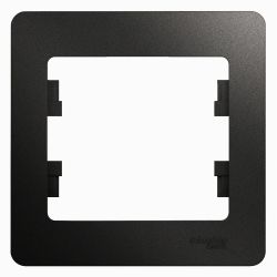 Рамка 1-ая   SCHNEIDER ELECTRIC GLOSSA Антрацит