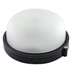 Светильник НПБ   60Вт круг черный б/решетки  TDM  (НПП 81301)