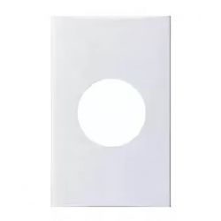 Рамка 1-ая розетки  ANAM LEGRAND Zunis белый