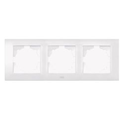Рамка 3-ая  ABB COSMO  Белый