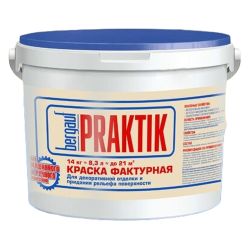 Краска фактурная Bergauf Praktik U 14кг