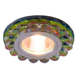 Светильник точечный MR16  хрустальный/мультиколор  ELEKTROSTANDARD