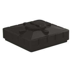 Бак для душа  240л черный (340х950х950)  AQUATECH