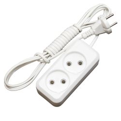 Удлинитель 2 местный  5 метров  6А, б/з  ДЖЕТ