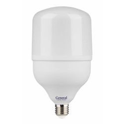 Лампа светодиод 30Вт, 220В, Е27, холод. (6500К)  GENERAL