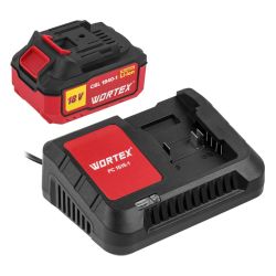 Набор аккумулятор 1х4 Ач + зарядное устройство 1х2А  WORTEX