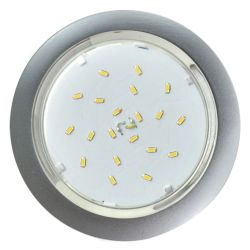 Светильник GX53 H4 220V 25*106 легкий серебро  ECOLA