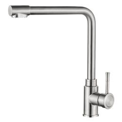 Смеситель для кухни 35 карт.  LEDEME  с бок. ручкой, вых для питьевой воды