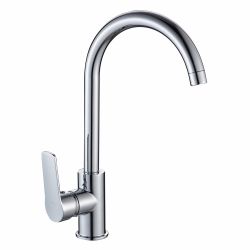 Смеситель для кухни 35 карт.  GOTA ROCIO ELCHE с бок. ручкой, R-излив