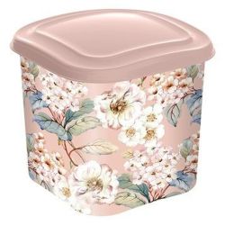 Банка для сыпучих продуктов с декором 1,1л