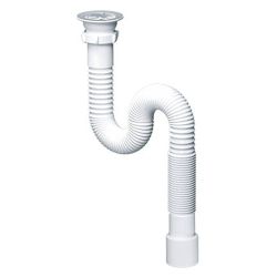 Сифон гофр. 40х40/50  АКВАТЕР нерж. 1200мм