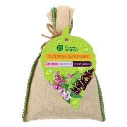 Запарка банная в мешочке (душица,мелисса, смородина)  30гр.