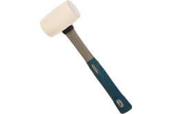 Киянка резиновая 340г стеклопластиковая ручка, белая  РемоКолор