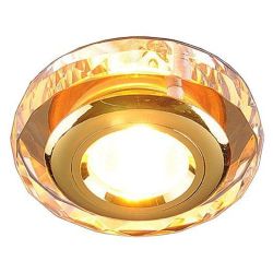 Светильник точечный MR16  золото/зеркальный (GD/CLEAR) ELEKTROSTANDARD