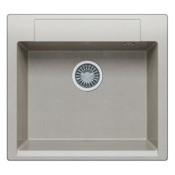 Мойка иск мрамор накладная 510 х 560 х 200мм серый ARGO  POLYGRAN