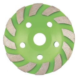 Чашка зачистная алмазная 125мм Турбо-сегментная  СИБРТЕХ