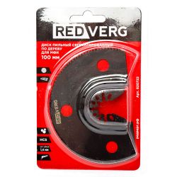 Диск пильный по дереву REDVERG сегментированный для МФИ 100мм