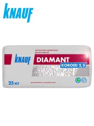 Штукатурка декоративная 25,0кг КОРОЕД 2,5мм цементная  KNAUF Диамант