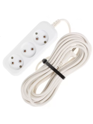 Удлинитель 3 местный 10 метров  10А, б/з (ПВС)  ДЖЕТ