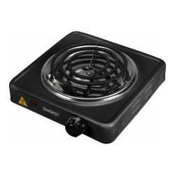 Электроплитка ENERGY EN-902В, 1 конфорка, спираль, 1кВт (черная)