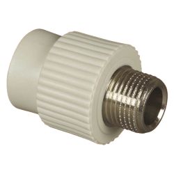 Муфта комб. 20 -   1/2" НР PPR серый  FV-PLAST