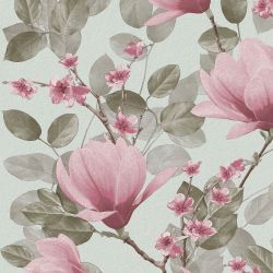 Обои флиз основа горячего тиснения 1,06х10м Бел Винил Магнолия мотив 71 10-1010-71