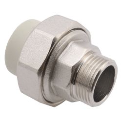 Американка 20 -   1/2" НР PPR серый  FV-PLAST