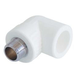 Уголок   32 -  3/4" НР PPR белый