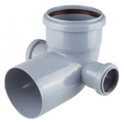 Отвод 110х50/90* левый + правый  ПЛАСТФИТИНГ