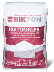 Смесь кладочная для газобетонных блоков 25,0кг Bikton KLEB